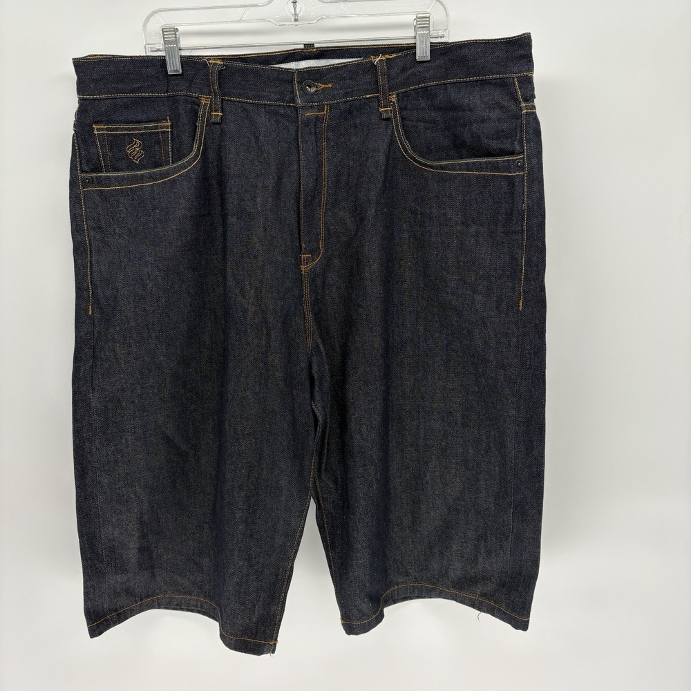 Vintage Y2K Rocawear Hip Hop‎ Baggy Skater Grunge Denim Shorts VTG Mens 40